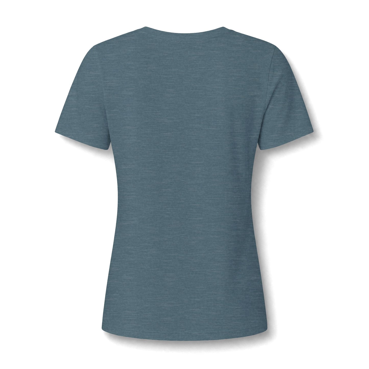 Faquak! Feeling's- Women's Relaxed Heather CVC V-Neck Tee