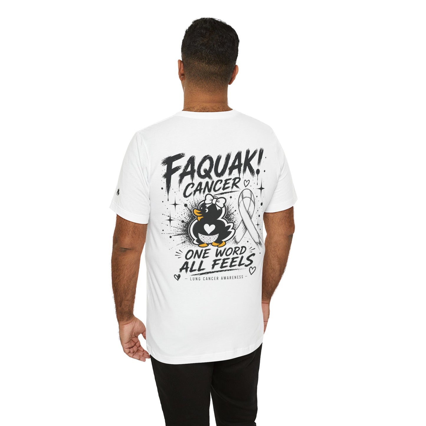 Faquak Cancer Awareness Tee — “Faquak! Cancer” Ribbon Support Shirt