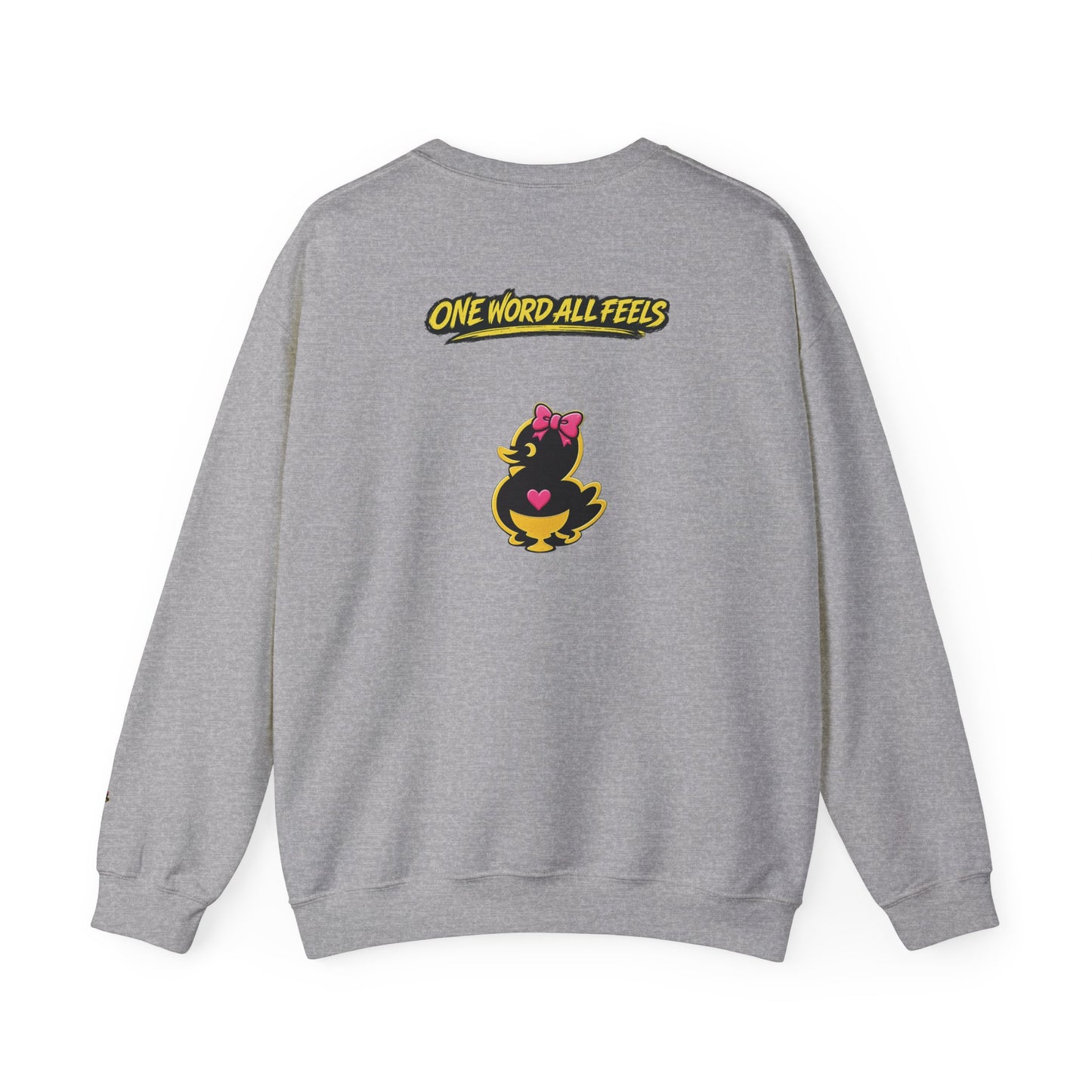 Faquak! Weekend Forecast — Crewneck Sweatshirt | Cute Skate Duck Graphic