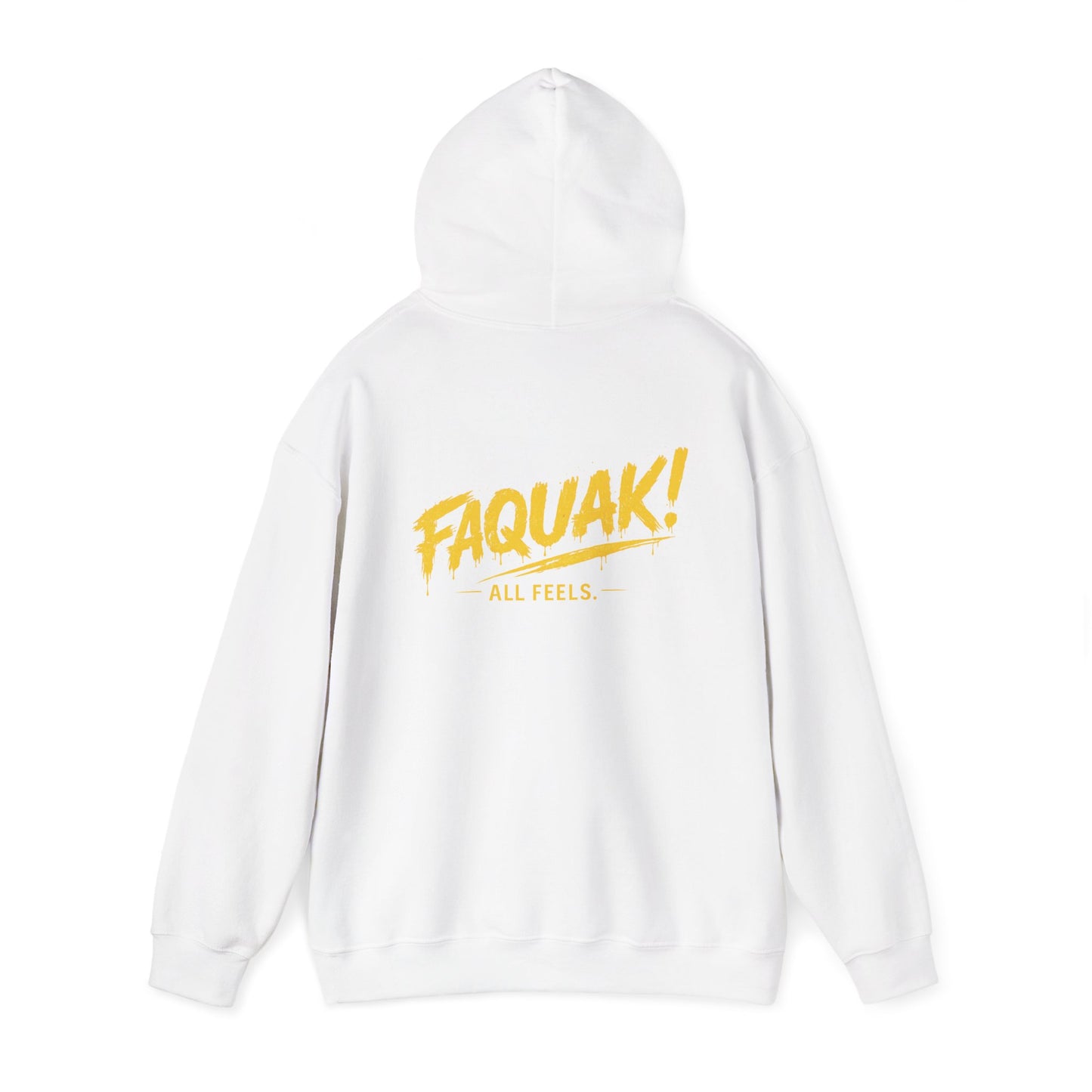 Faquak! Duck Logo Hoodie – Funny Retro Mascot Graphic Sweatshirt