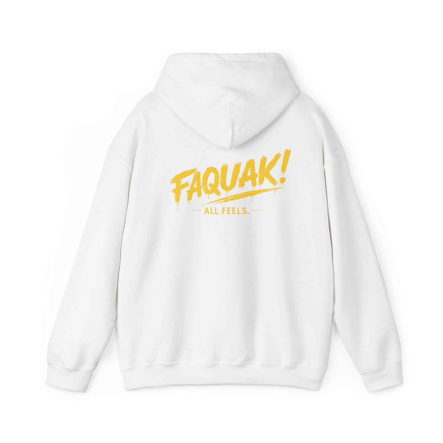 Faquak! Duck Logo Hoodie – Funny Retro Mascot Graphic Sweatshirt