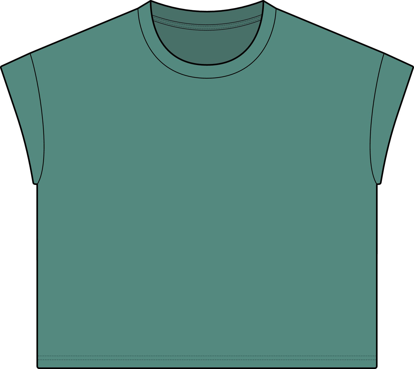 Faquak! Feeling's -Relaxed Vintage Wash Tee