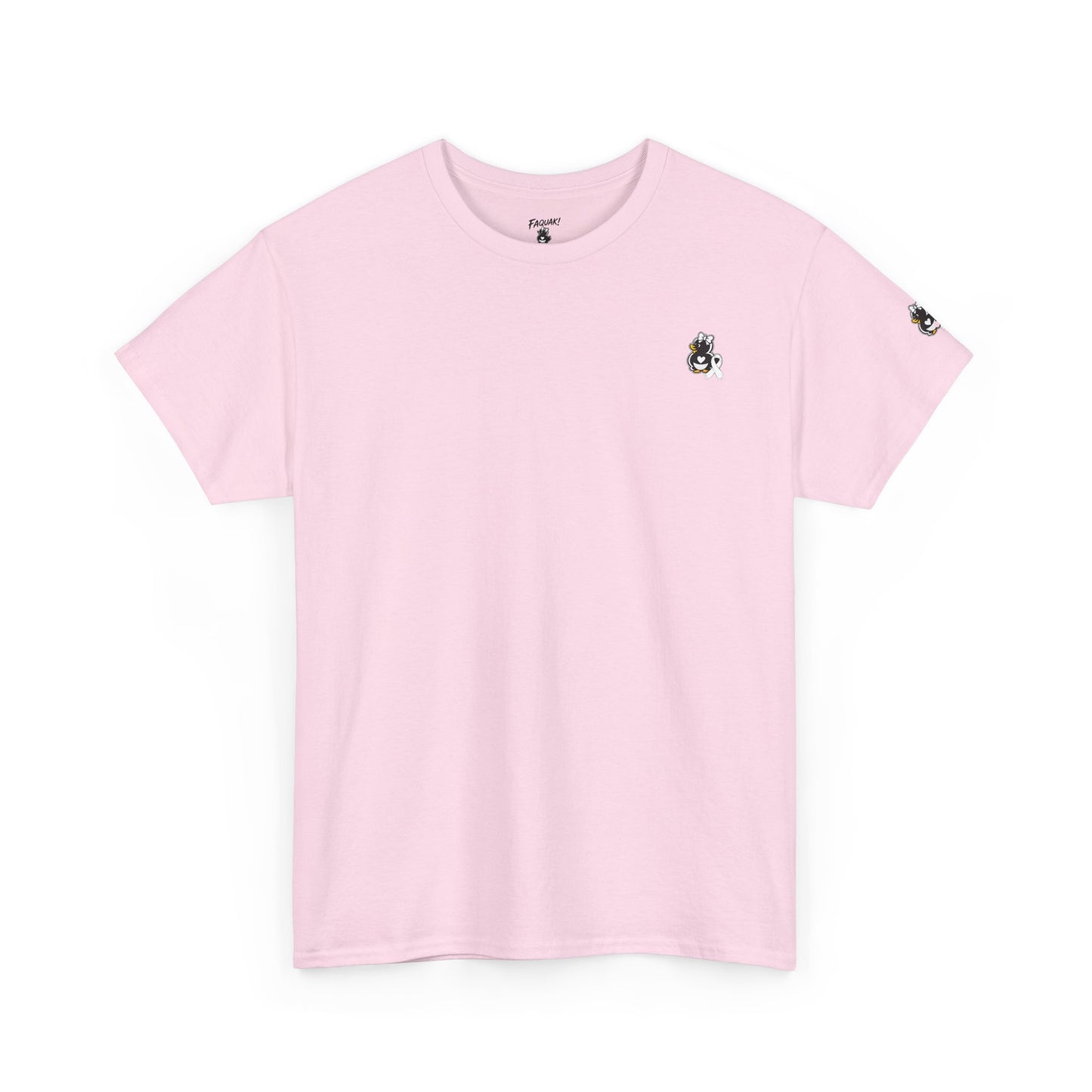 Heavy Cotton Tee.  Lung Cancer Awareness.