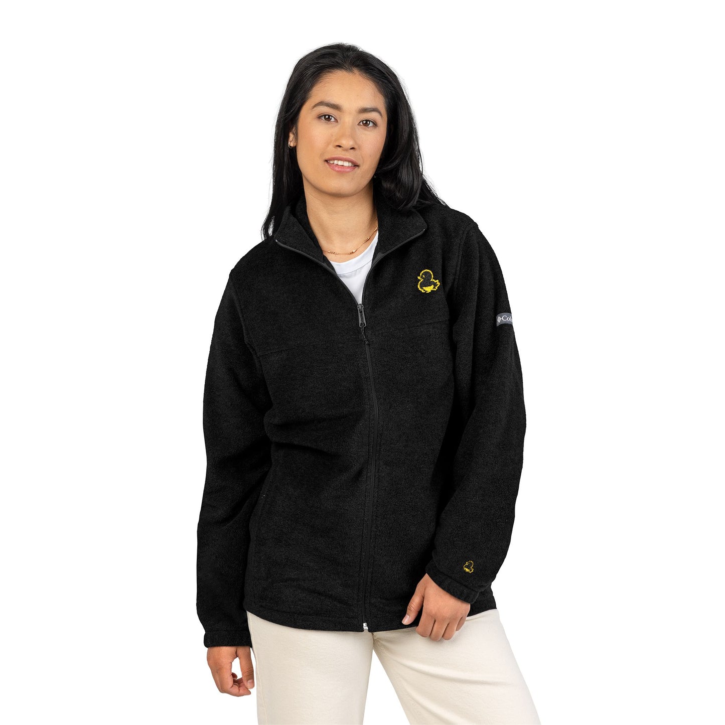 Embroidered Fleece Jacket — Truqaki Logo Outdoor Zip-Up