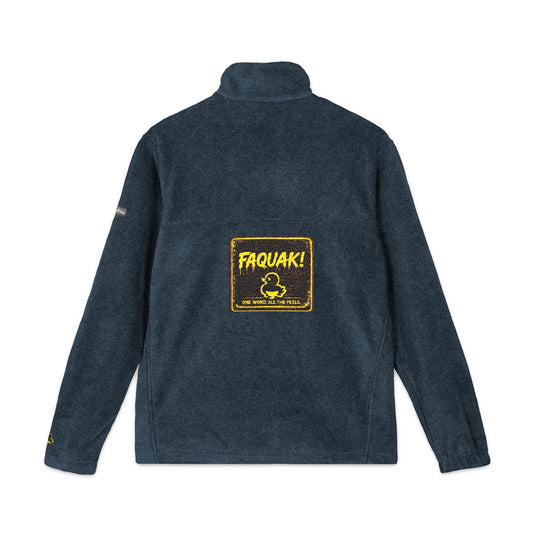 Embroidered Fleece Jacket — Truqaki Logo Outdoor Zip-Up