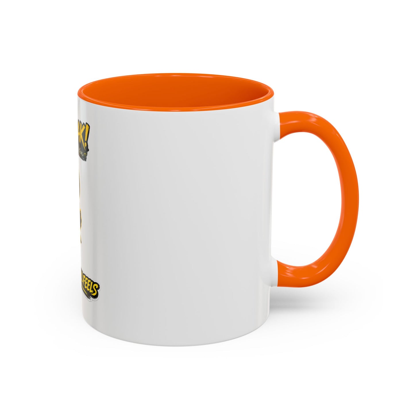 Faquak! Duck Graphic Coffee Mug — Funny One Word All Feels Accent Mug