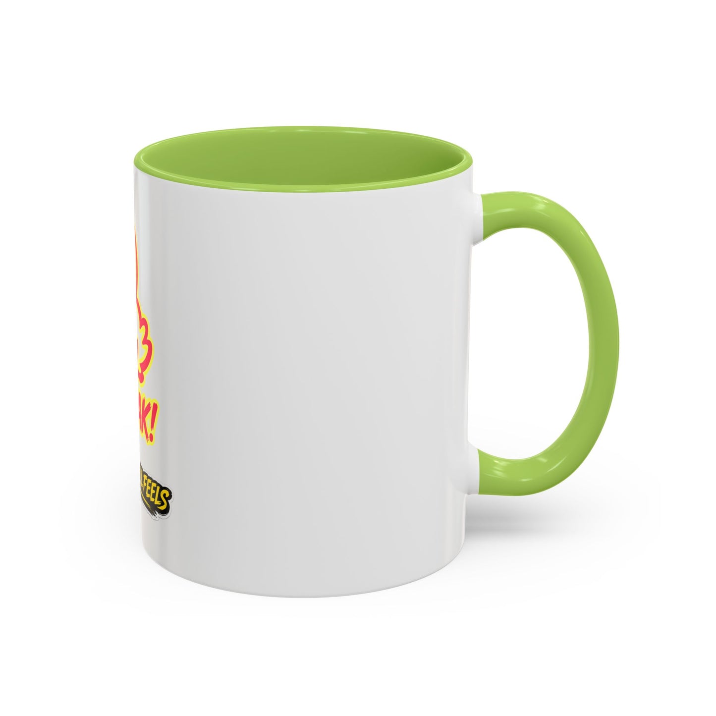 Faquak! Duck Graphic Coffee Mug — Funny One Word All Feels Accent Mug