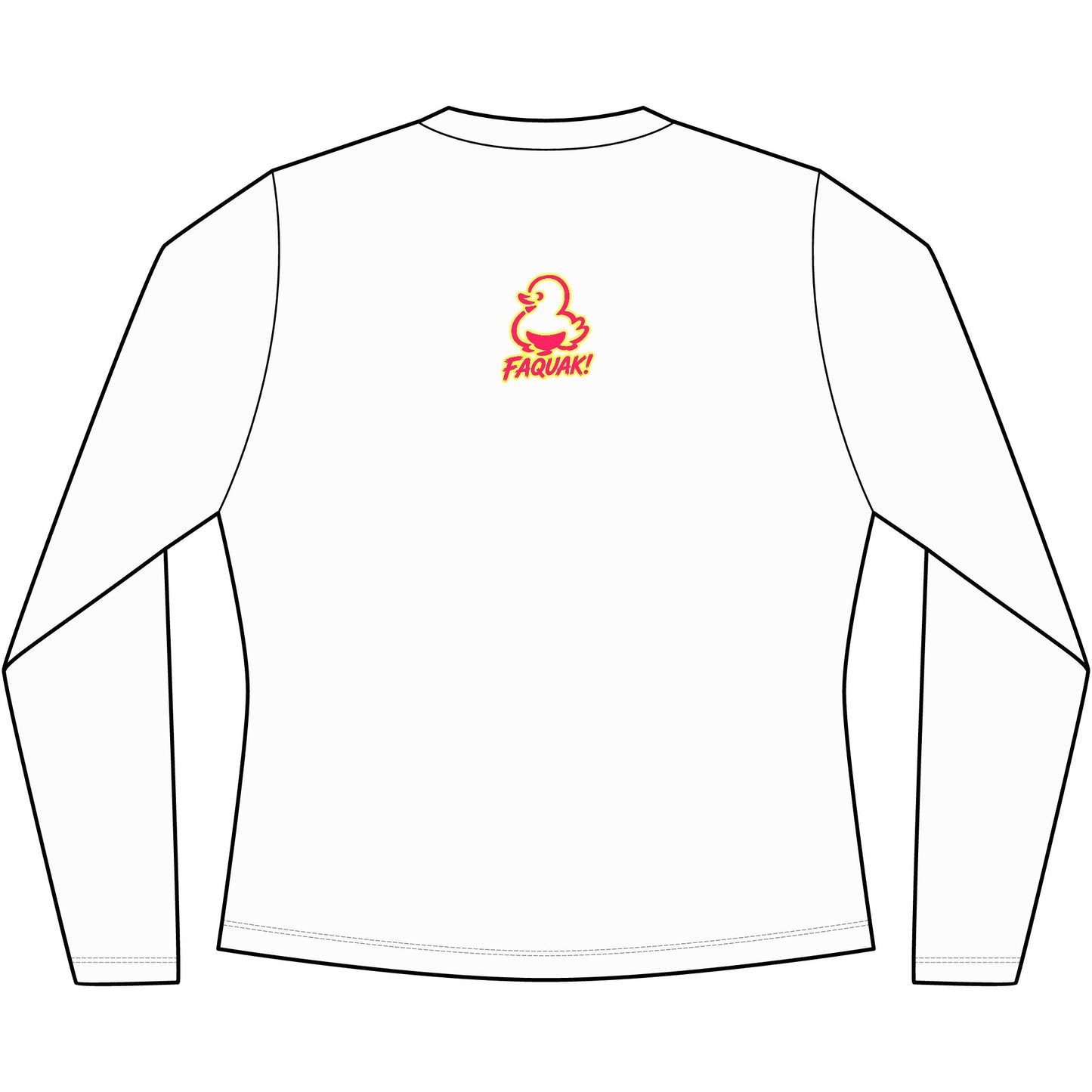 FAQUAK! Feeling's  -   Women's Long Sleeve Fan Favorite V-Neck Tee