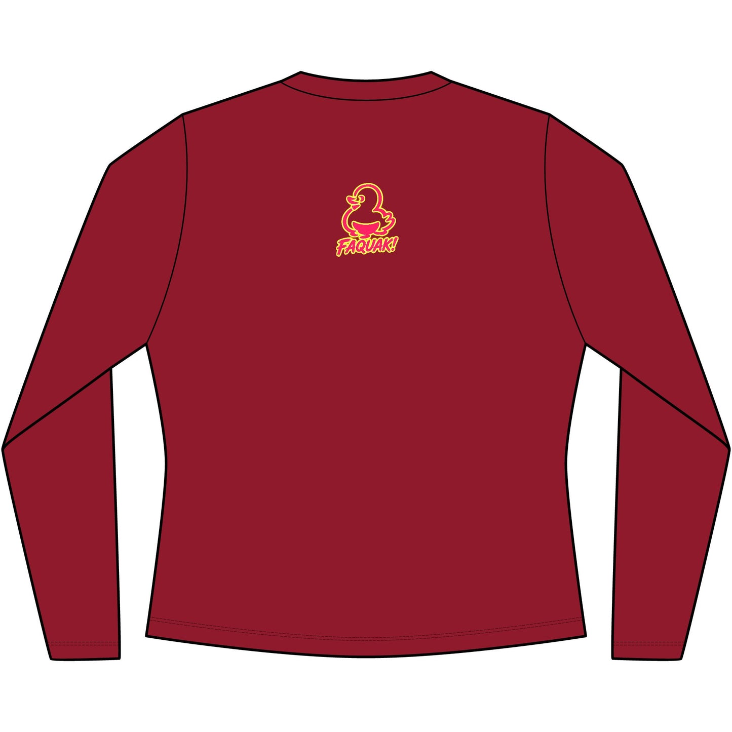 Faquak! Feelings — Women's Long Sleeve Fan Favorite V-Neck Tee