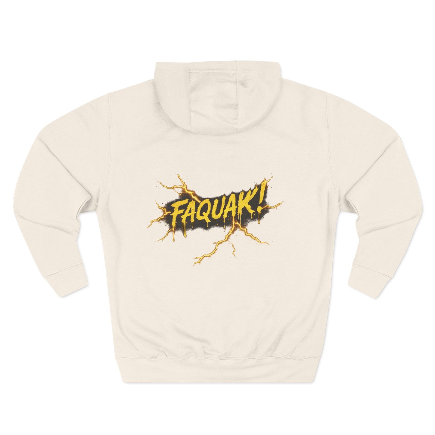 Three-Panel Fleece Hoodie