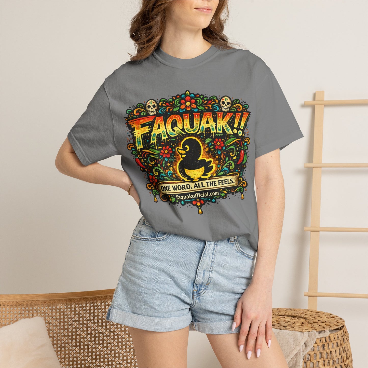 FAQUAK!! Duck Graphic T-Shirt — One Word, All The Feels