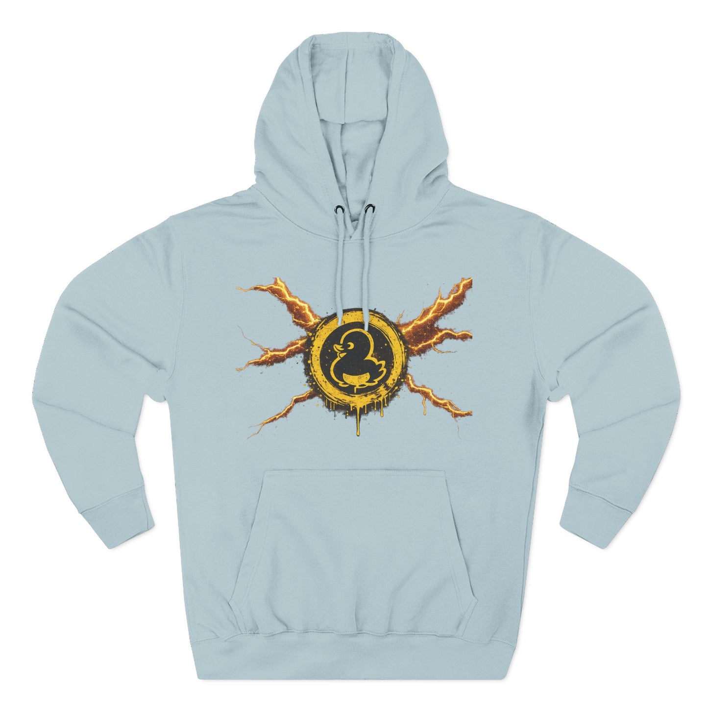 Three-Panel Fleece Hoodie