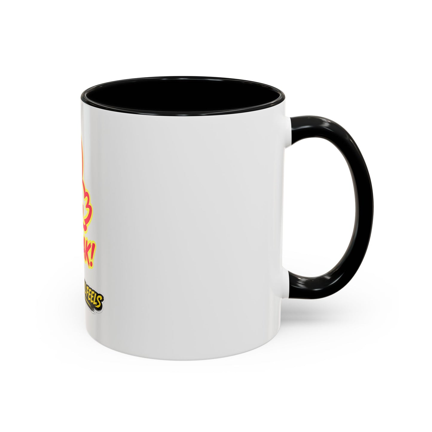 Faquak! Duck Graphic Coffee Mug — Funny One Word All Feels Accent Mug