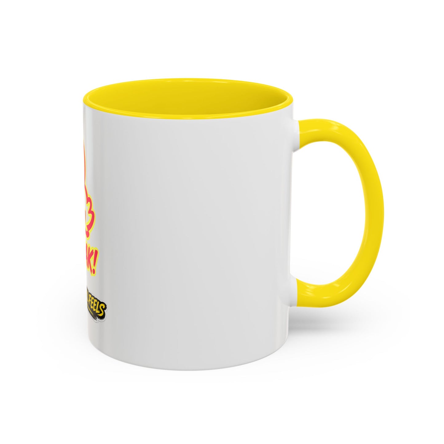 Faquak! Duck Graphic Coffee Mug — Funny One Word All Feels Accent Mug