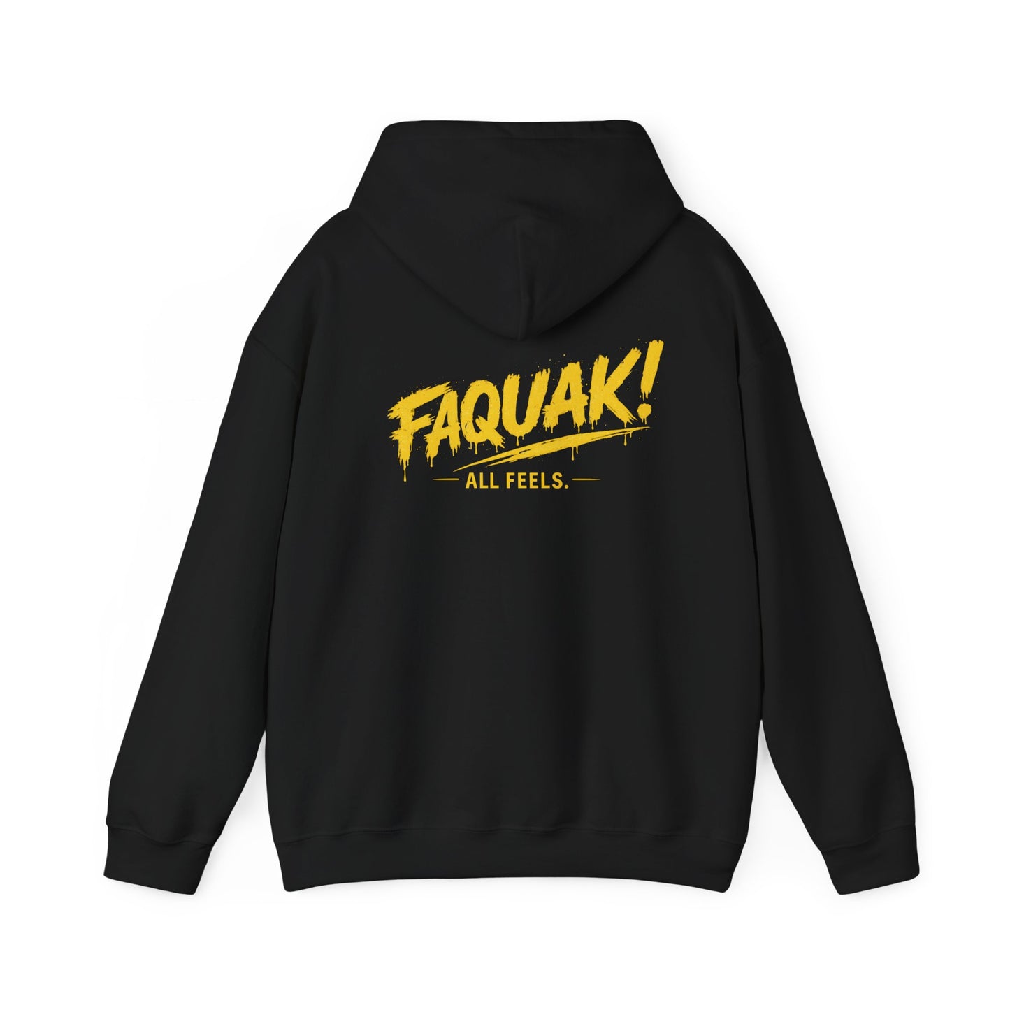 Faquak! Duck Logo Hoodie – Funny Retro Mascot Graphic Sweatshirt