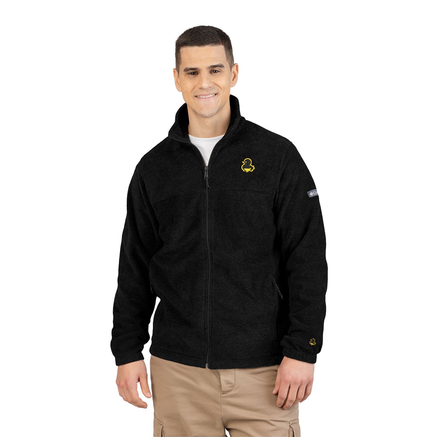 Embroidered Fleece Jacket — Truqaki Logo Outdoor Zip-Up