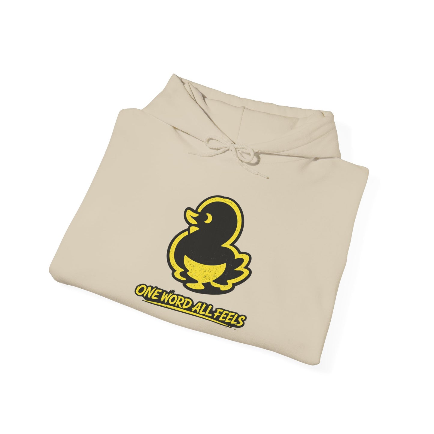 Duck Graphic Hoodie — “FAQUAK!” One Word All Feels Streetwear Hoodie
