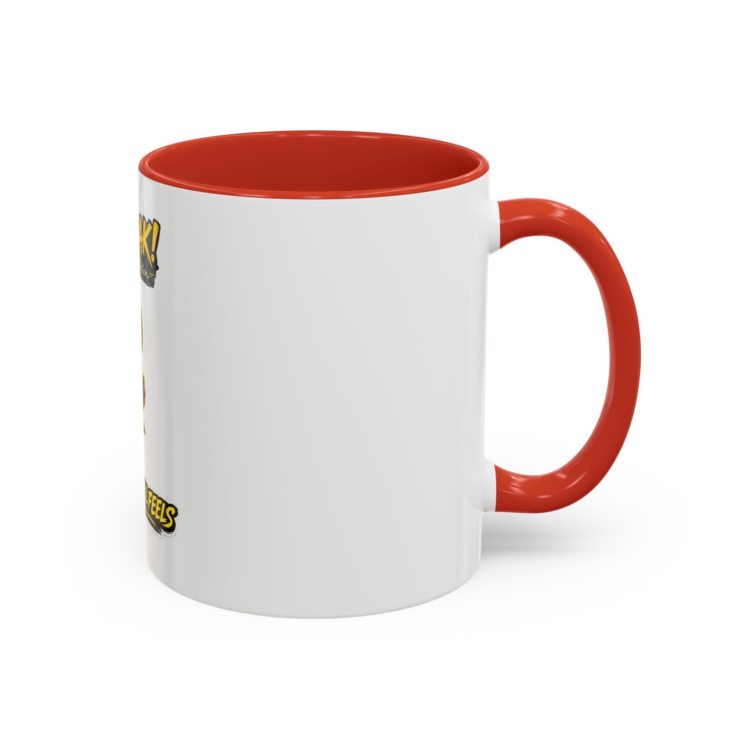 Faquak! Duck Graphic Coffee Mug — Funny One Word All Feels Accent Mug