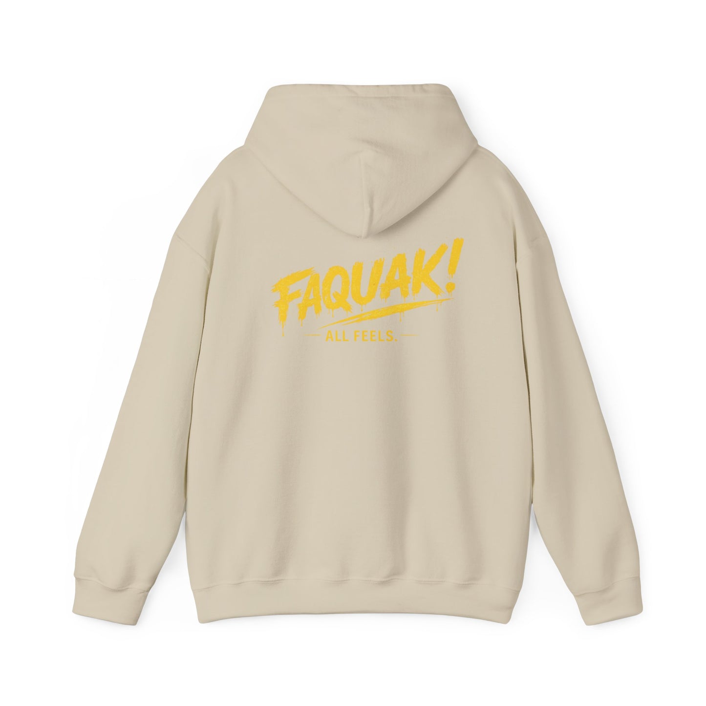 Faquak! Duck Logo Hoodie – Funny Retro Mascot Graphic Sweatshirt