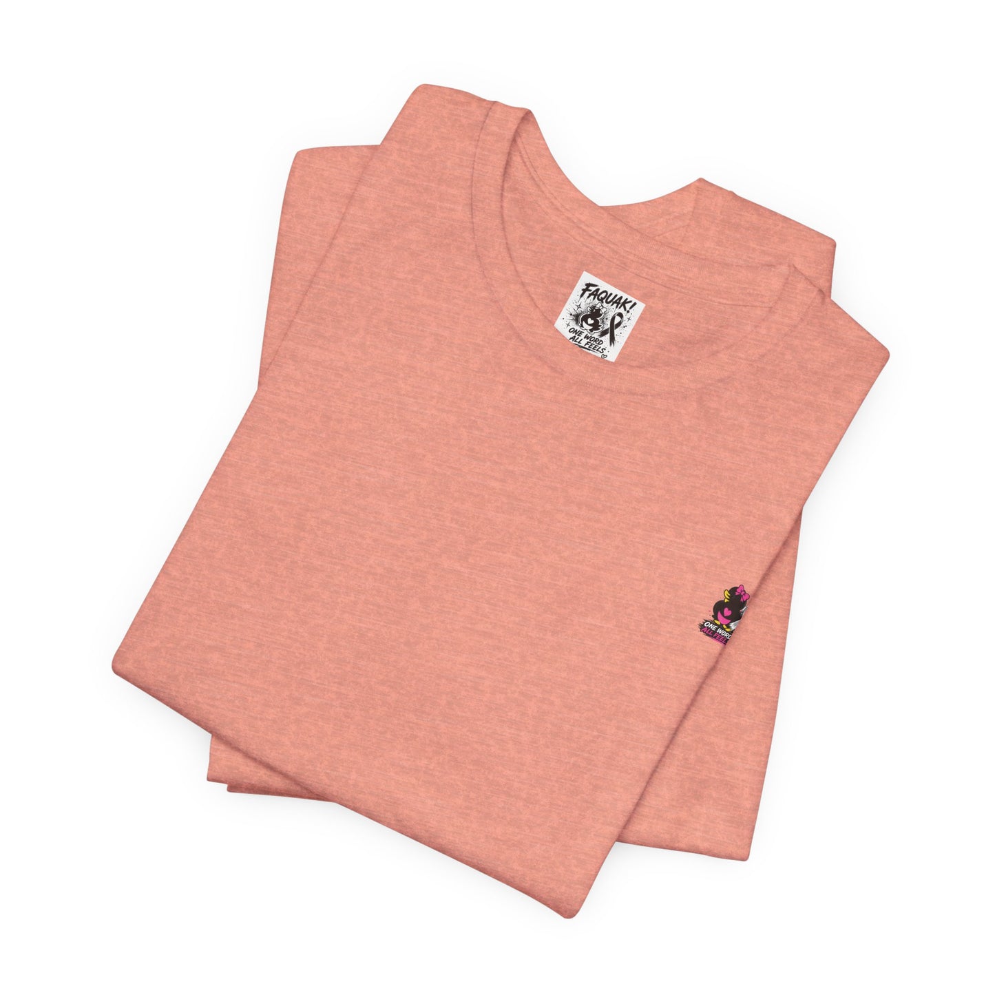 Faquak Cancer Awareness Tee — “Faquak! Cancer” Ribbon Support Shirt