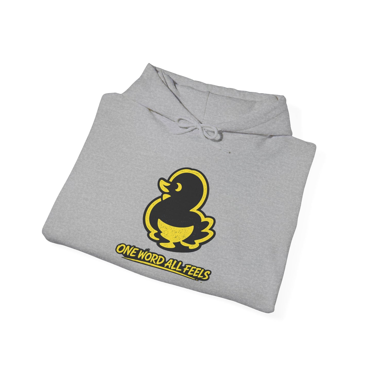 Duck Graphic Hoodie — “FAQUAK!” One Word All Feels Streetwear Hoodie