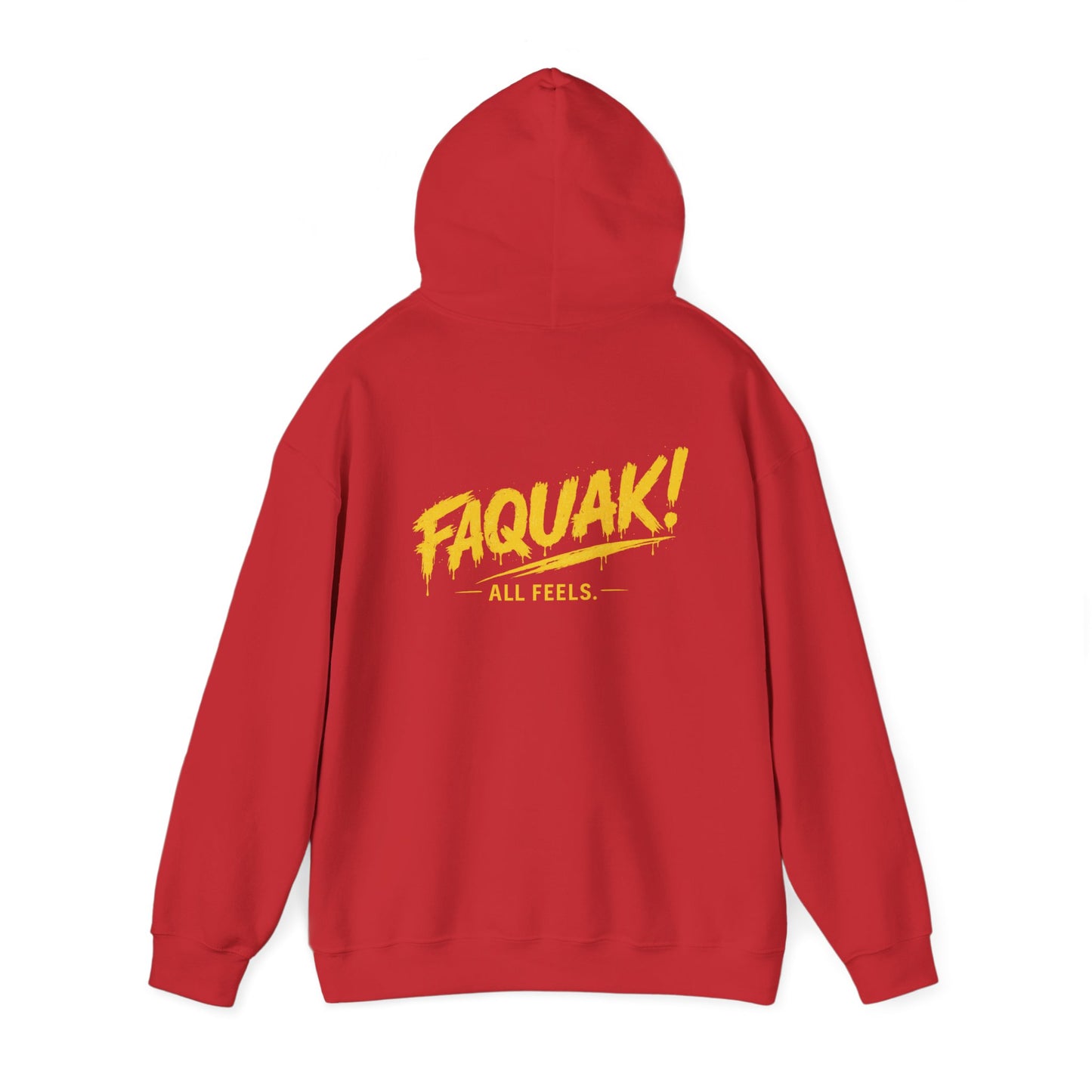 Faquak! Duck Logo Hoodie – Funny Retro Mascot Graphic Sweatshirt