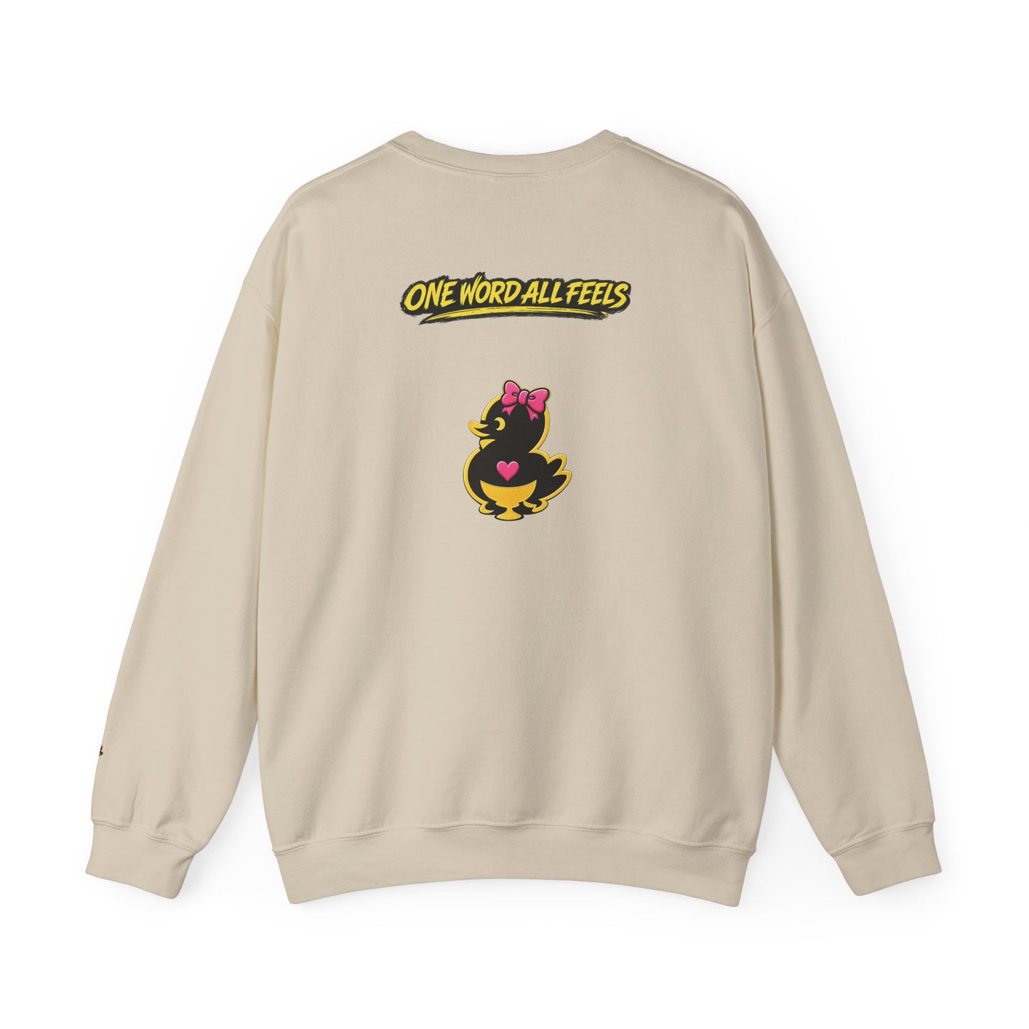 Faquak! Weekend Forecast — Crewneck Sweatshirt | Cute Skate Duck Graphic