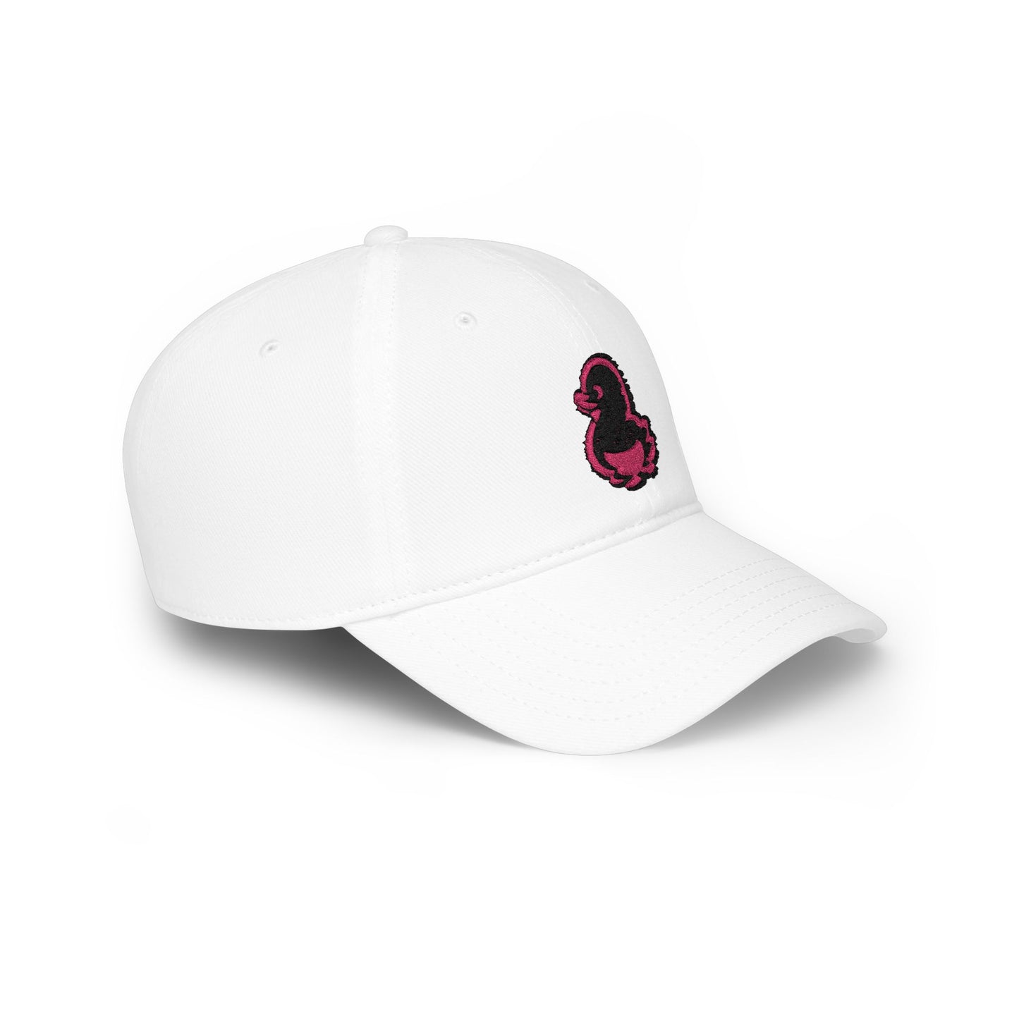 Copy of Embroidered Black Duck Low Profile Baseball Cap — Minimal Retro Patch Hat