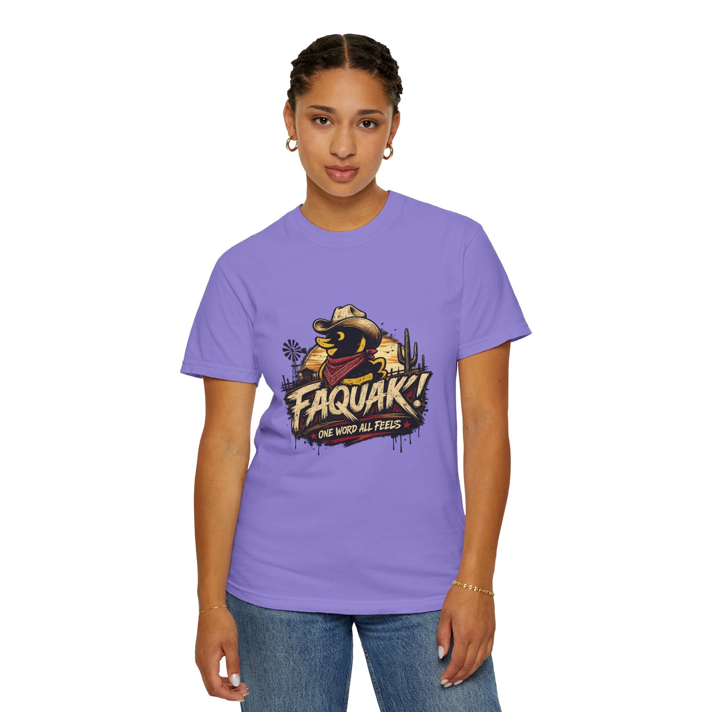Faquak! Graphic T-Shirt — Retro Duck Logo Tee