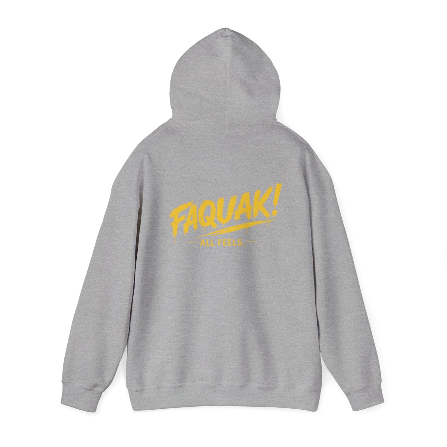 Faquak! Duck Logo Hoodie – Funny Retro Mascot Graphic Sweatshirt