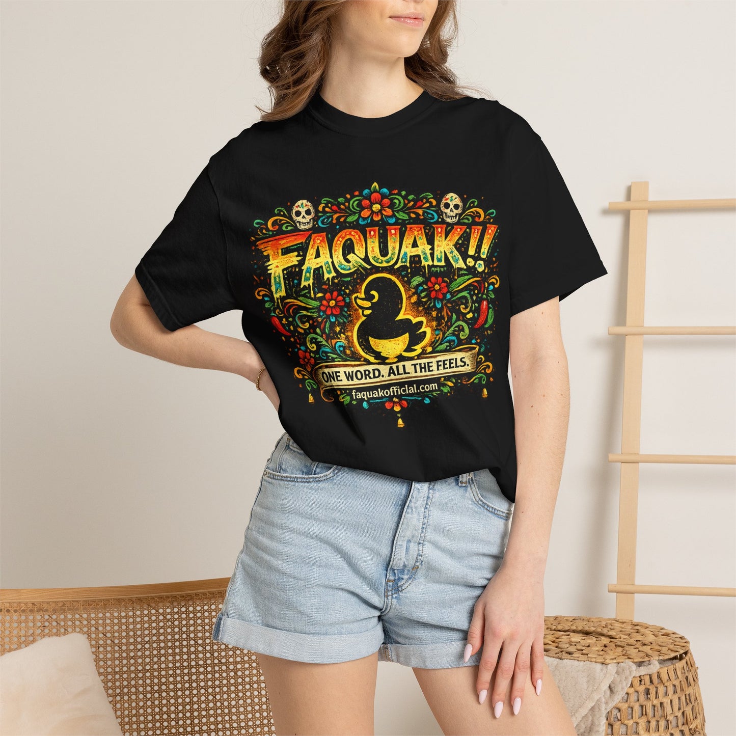 FAQUAK!! Duck Graphic T-Shirt — One Word, All The Feels