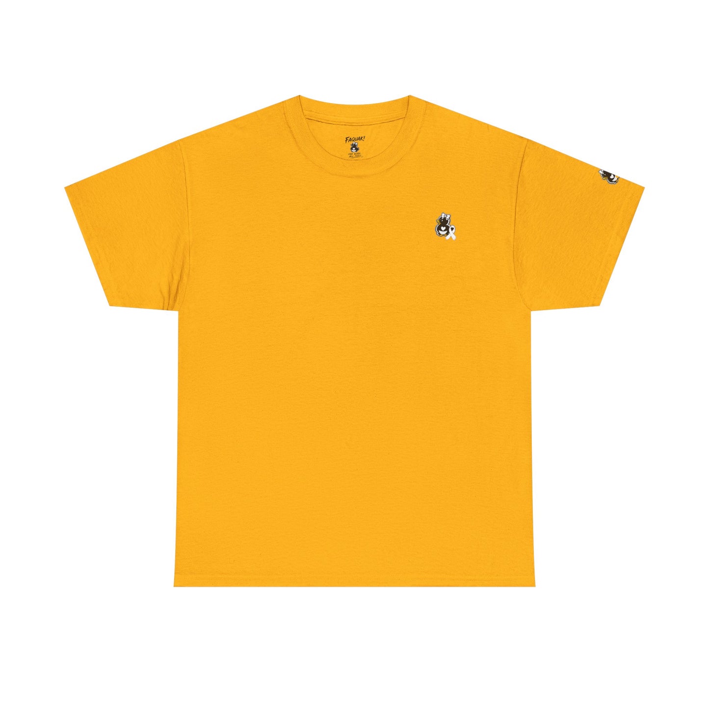 Heavy Cotton Tee.  Lung Cancer Awareness.