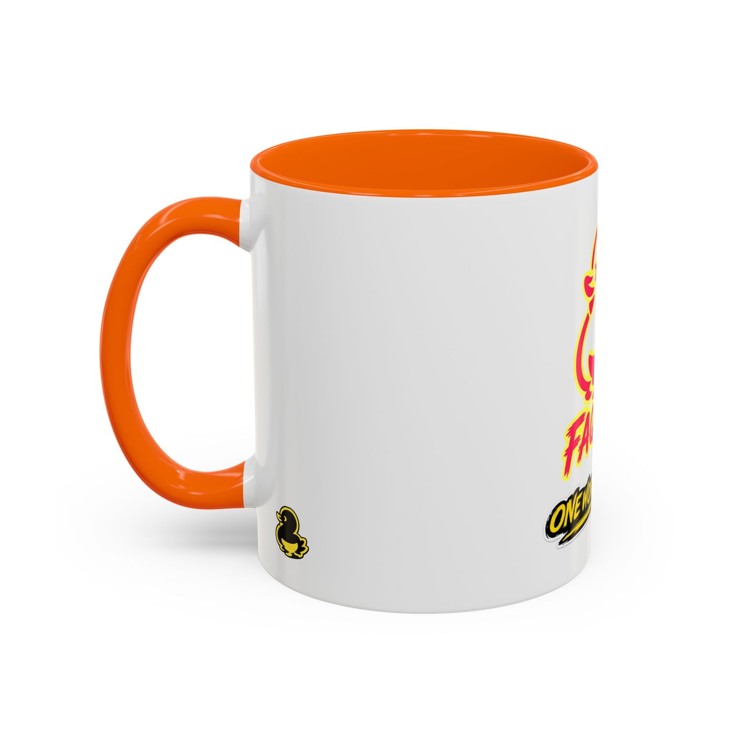 Faquak! Duck Graphic Coffee Mug — Funny One Word All Feels Accent Mug