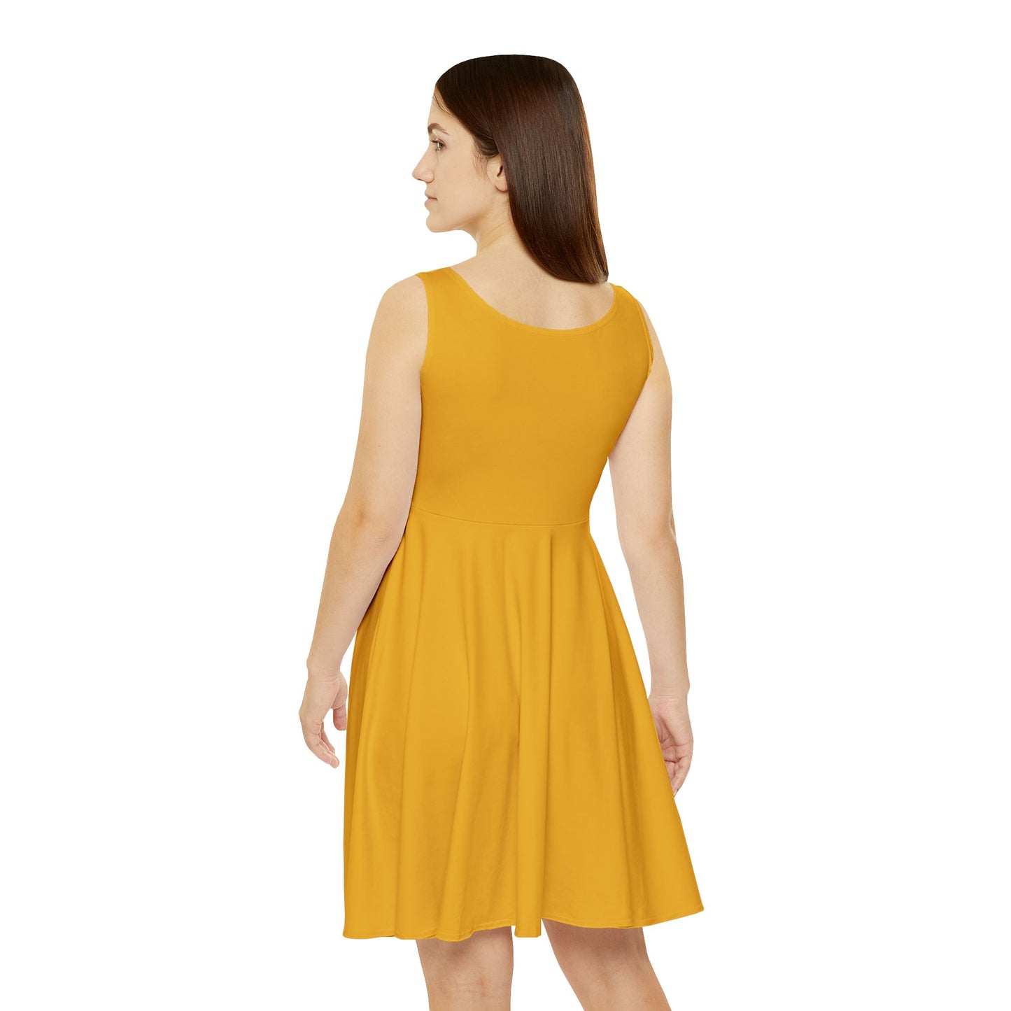 Yellow Skater Dress – Sleeveless A-Line Sundress