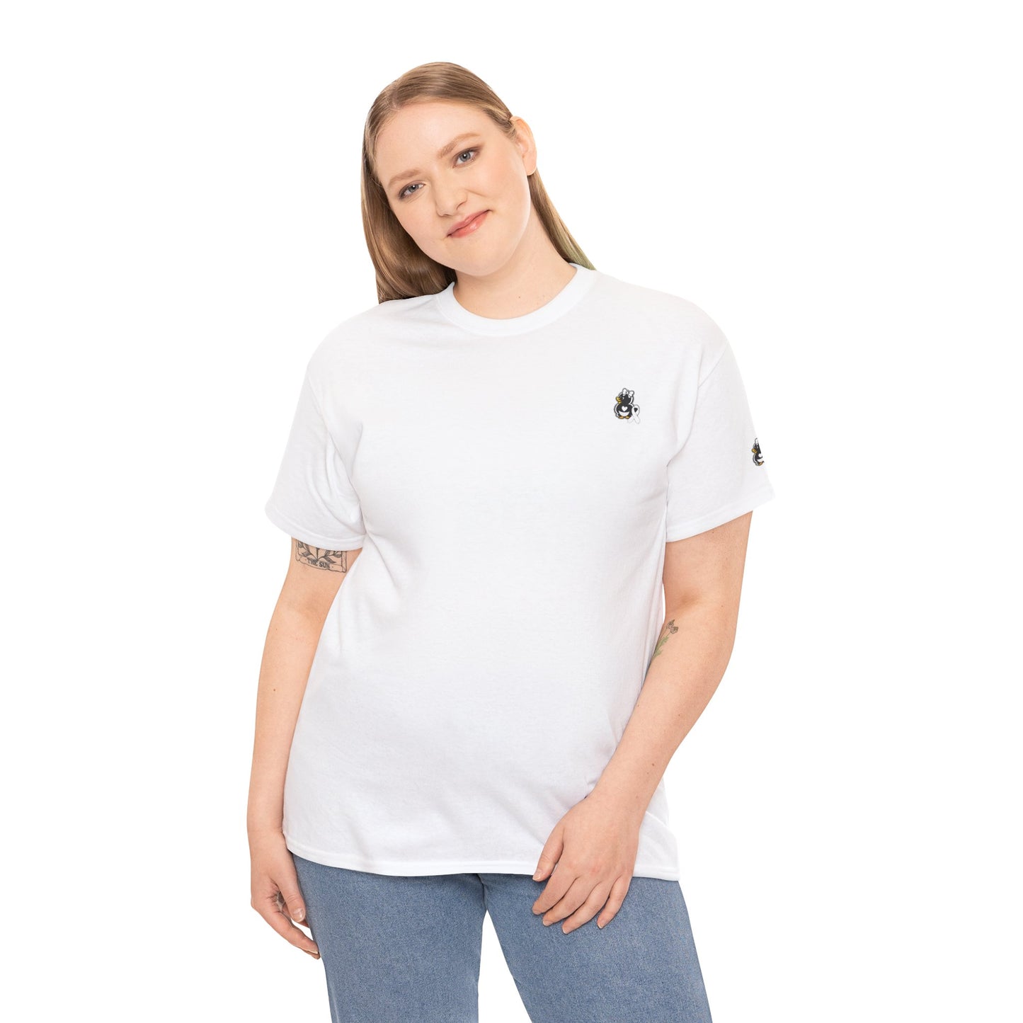 Heavy Cotton Tee.  Lung Cancer Awareness.