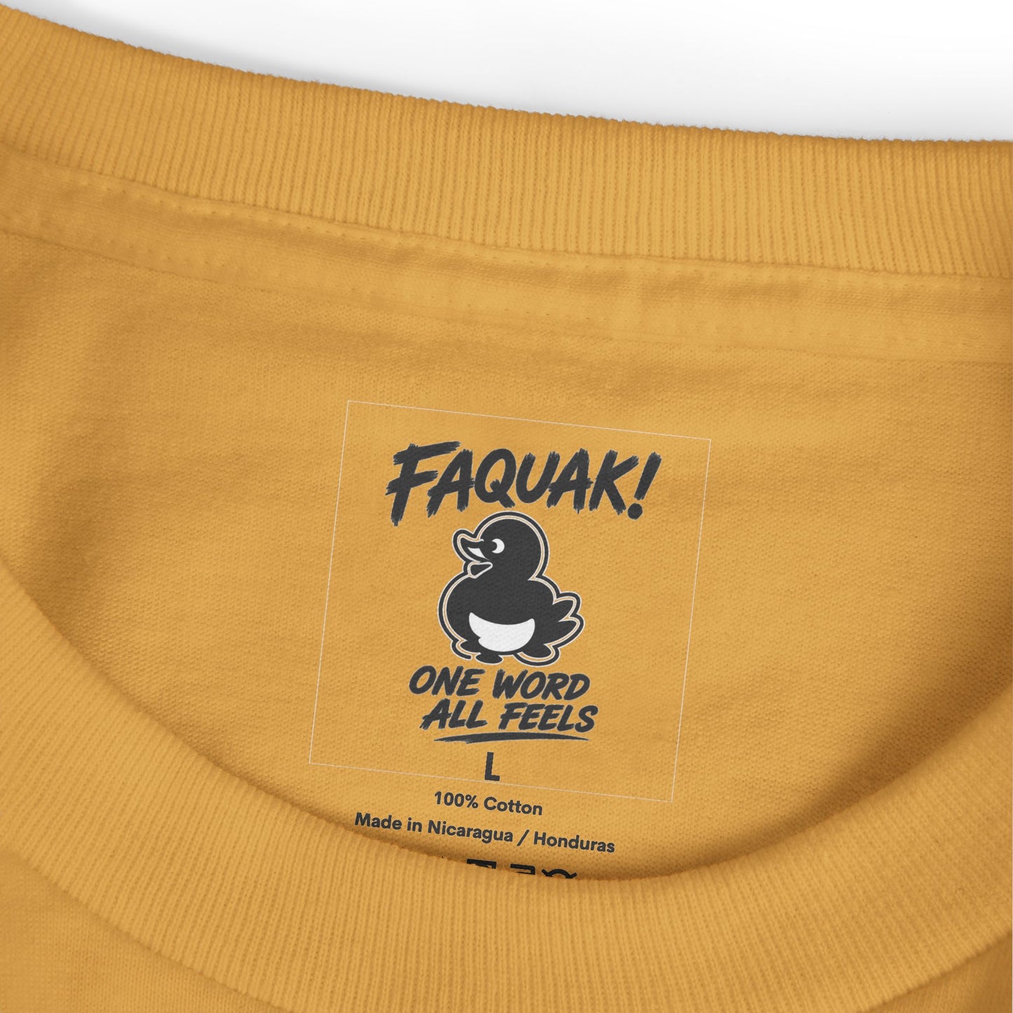 Samurai Duck Graphic Tee — "FAQUAK! You Broke All Rules" Vintage Japan-Inspired T-Shirt