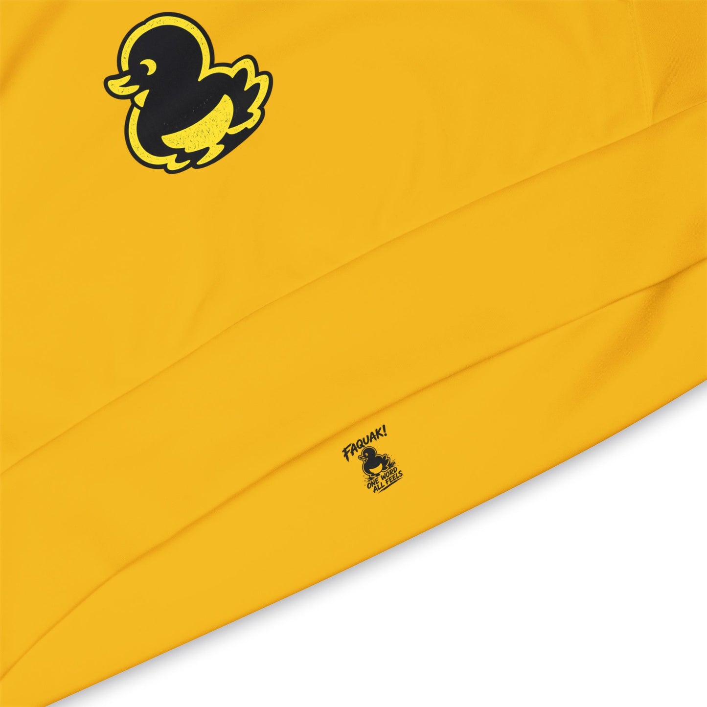 Faquak! Athletic Hoodie — FAQUAK! Rubber Duck Graphic Pullover