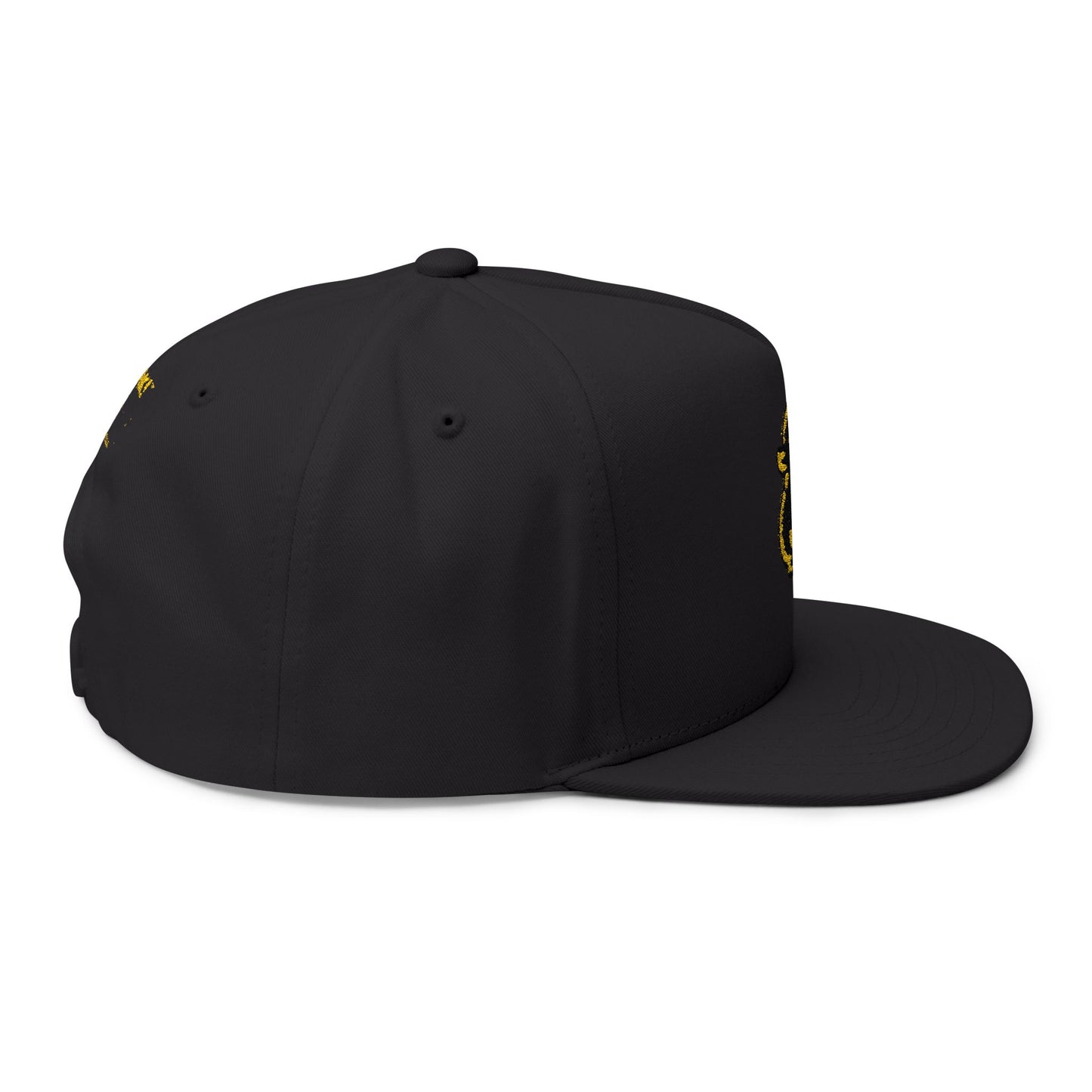 FAQUAK! Patch Flat Bill Cap — Embroidered Rubber Ducky Snapback