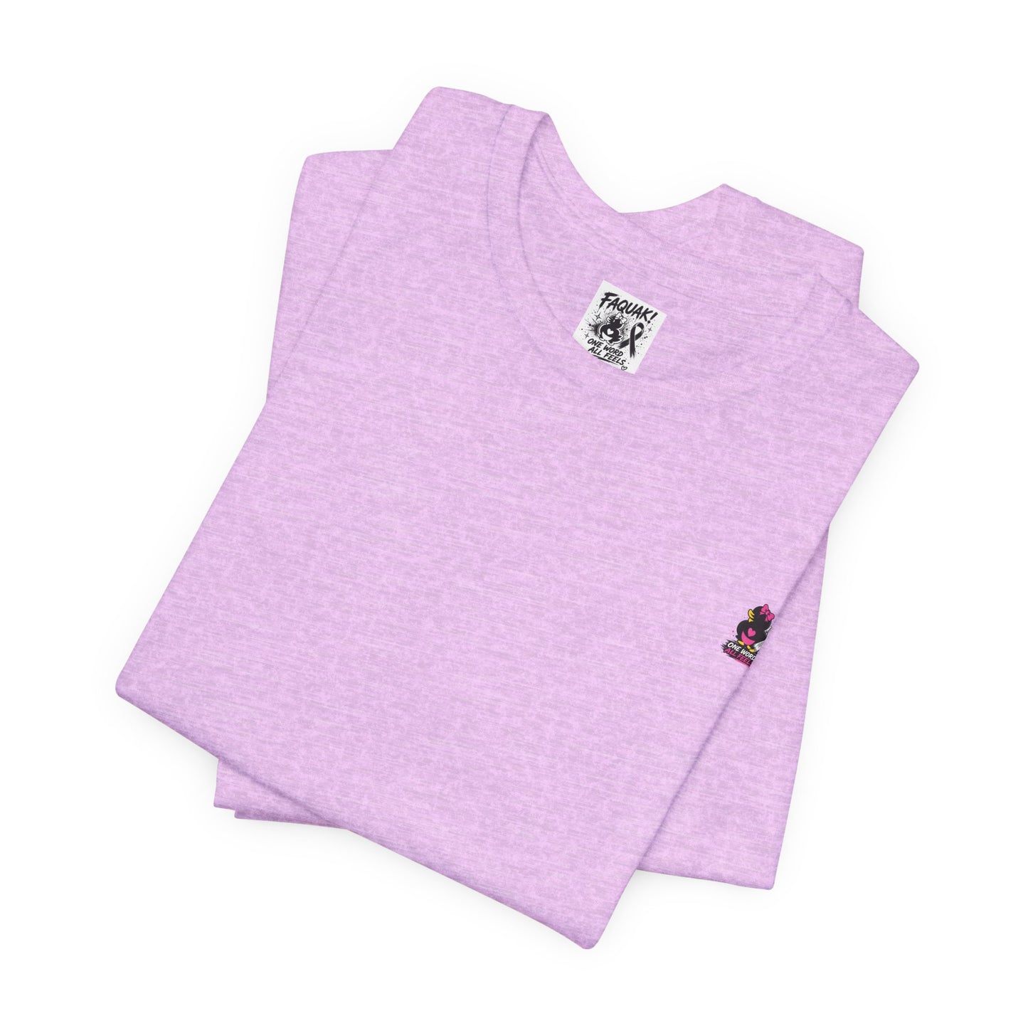 Faquak Cancer Awareness Tee — “Faquak! Cancer” Ribbon Support Shirt