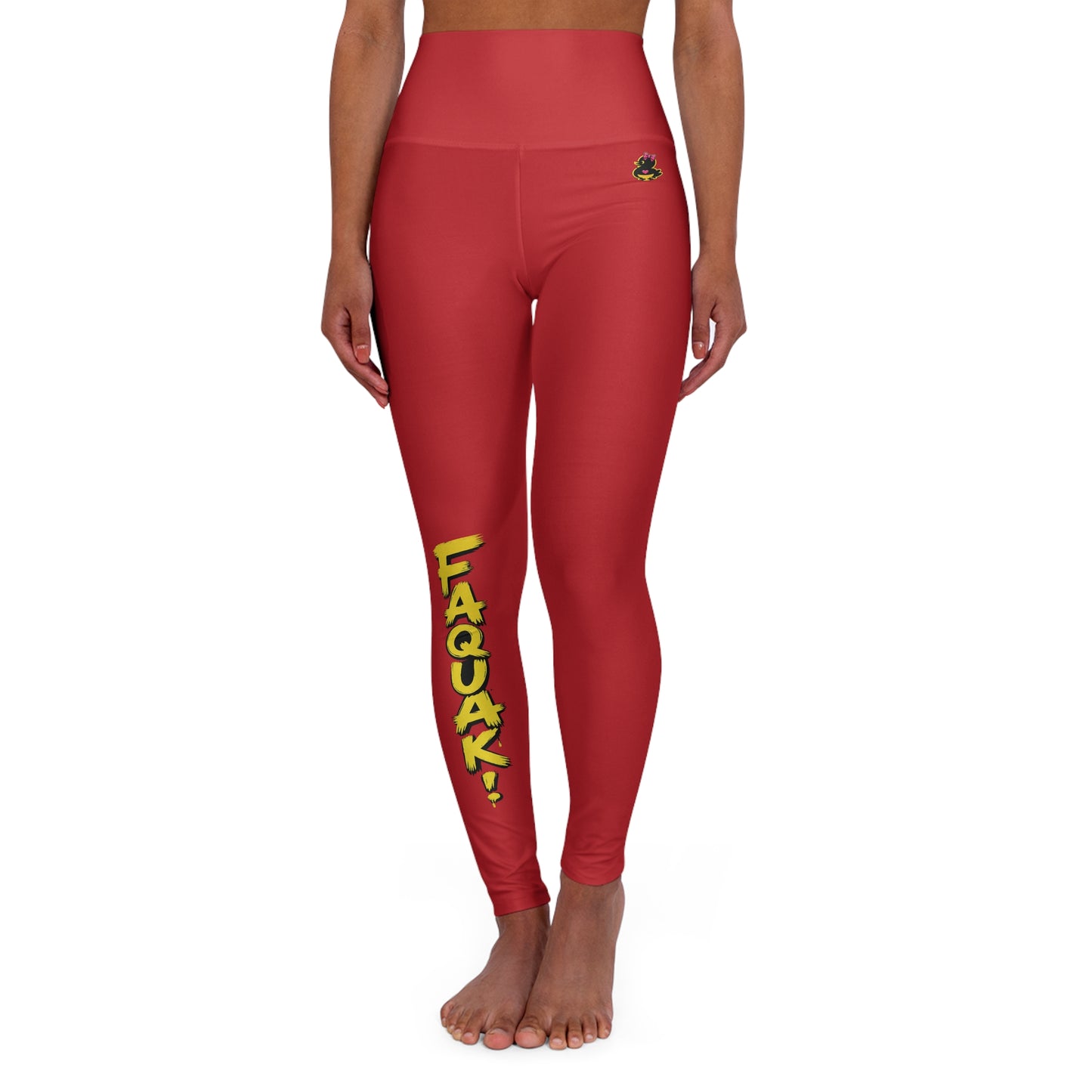 High Waisted Yoga Leggings (AOP)