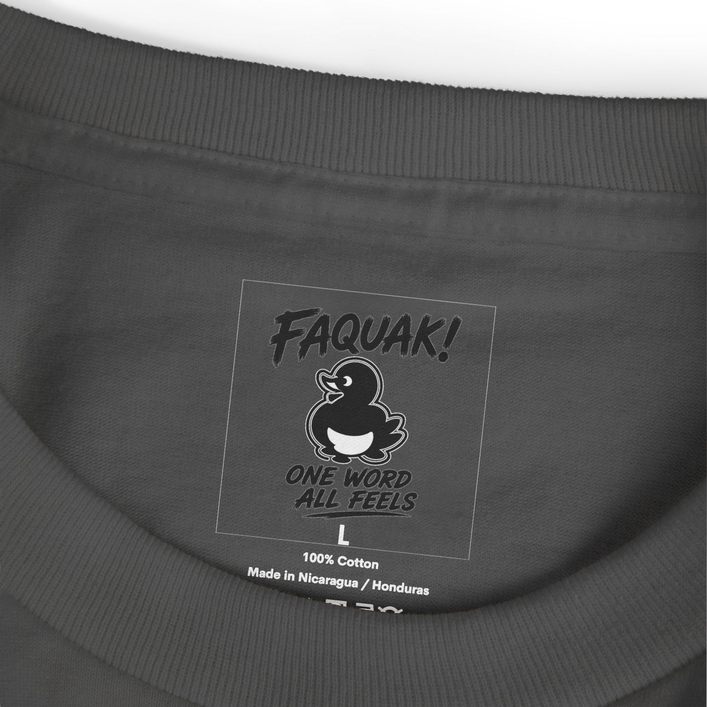 Samurai Duck Graphic Tee — "FAQUAK! You Broke All Rules" Vintage Japan-Inspired T-Shirt