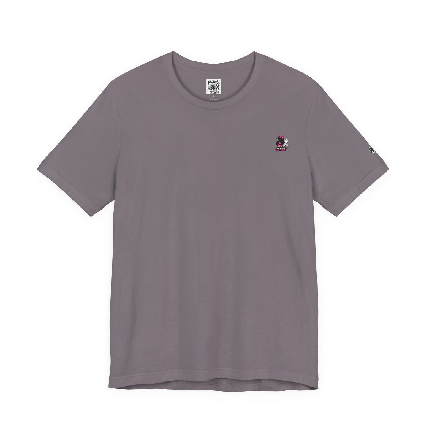 Faquak Cancer Awareness Tee — “Faquak! Cancer” Ribbon Support Shirt