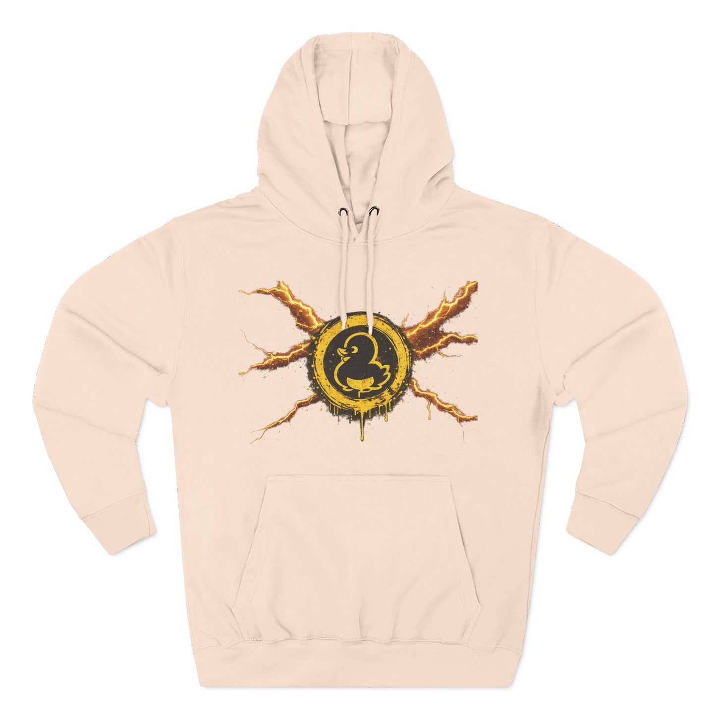 Three-Panel Fleece Hoodie