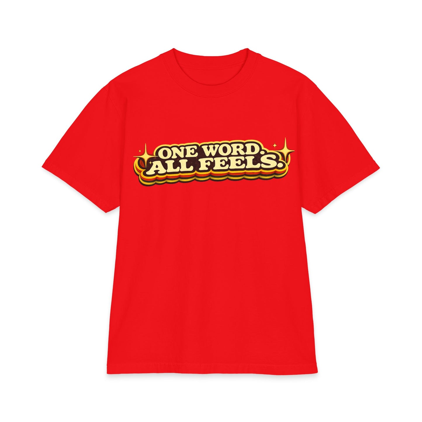 One Word, All Feels T‑Shirt – Retro Script 'FAQUAK!' Graphic Tee