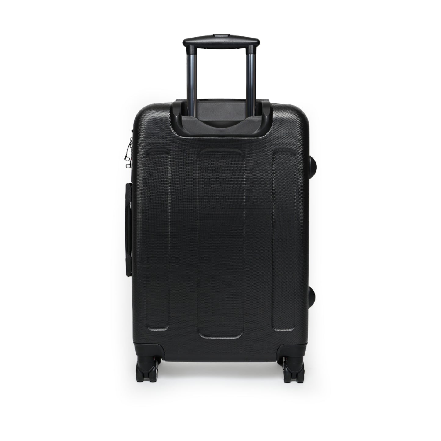 Black Faquak! Duck Heart Print Carry-On Luggage