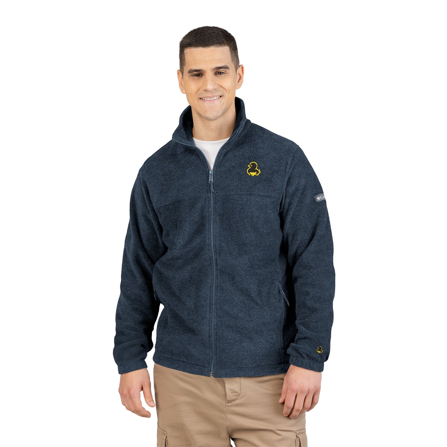 Embroidered Fleece Jacket — Truqaki Logo Outdoor Zip-Up