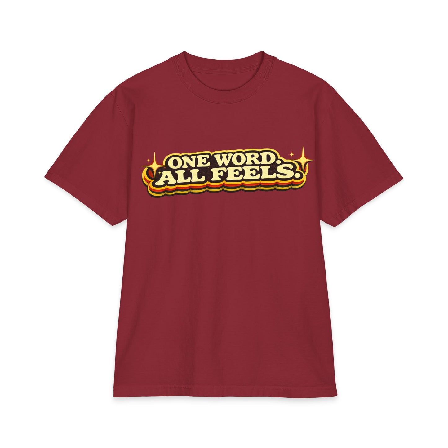 One Word, All Feels T‑Shirt – Retro Script 'FAQUAK!' Graphic Tee