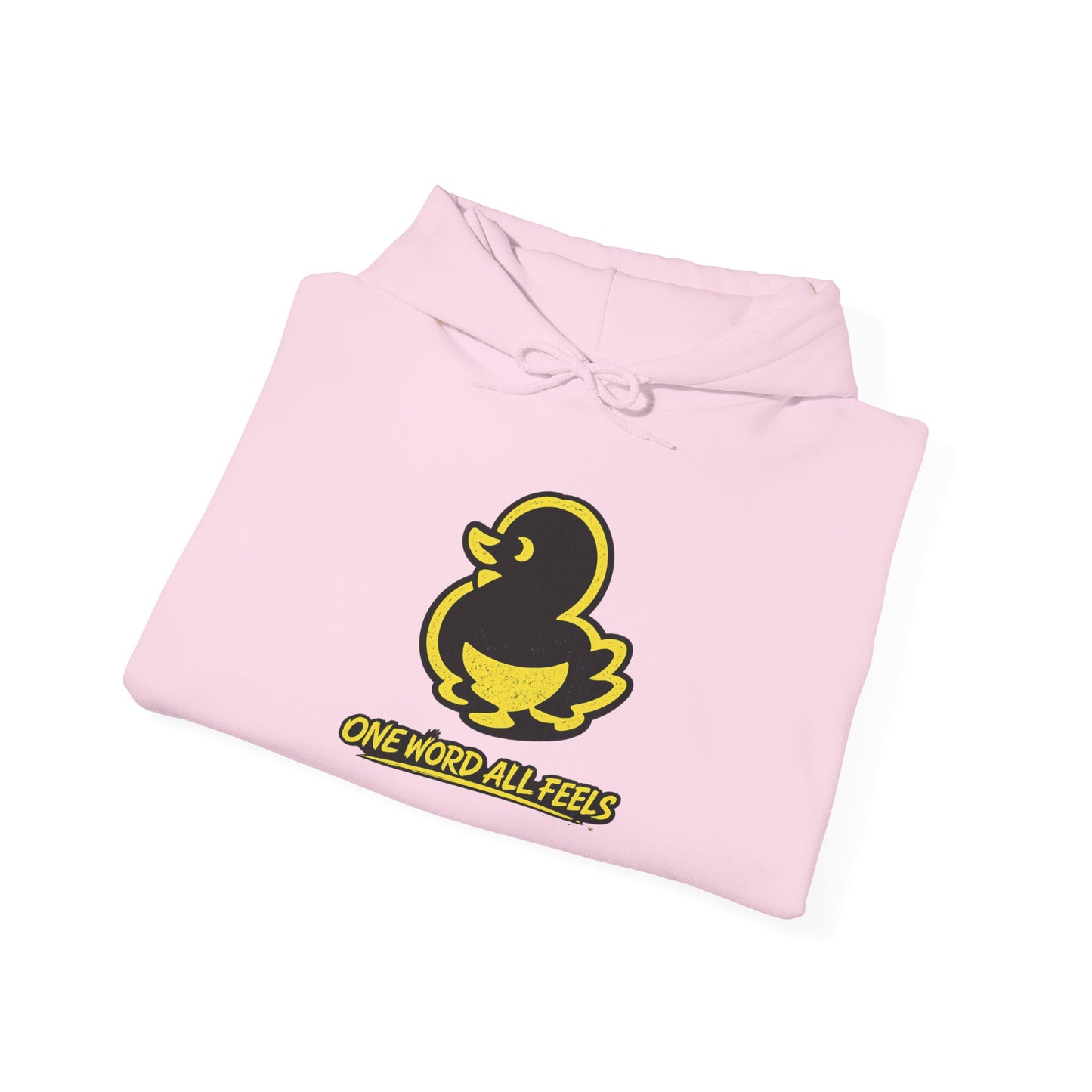 Duck Graphic Hoodie — “FAQUAK!” One Word All Feels Streetwear Hoodie