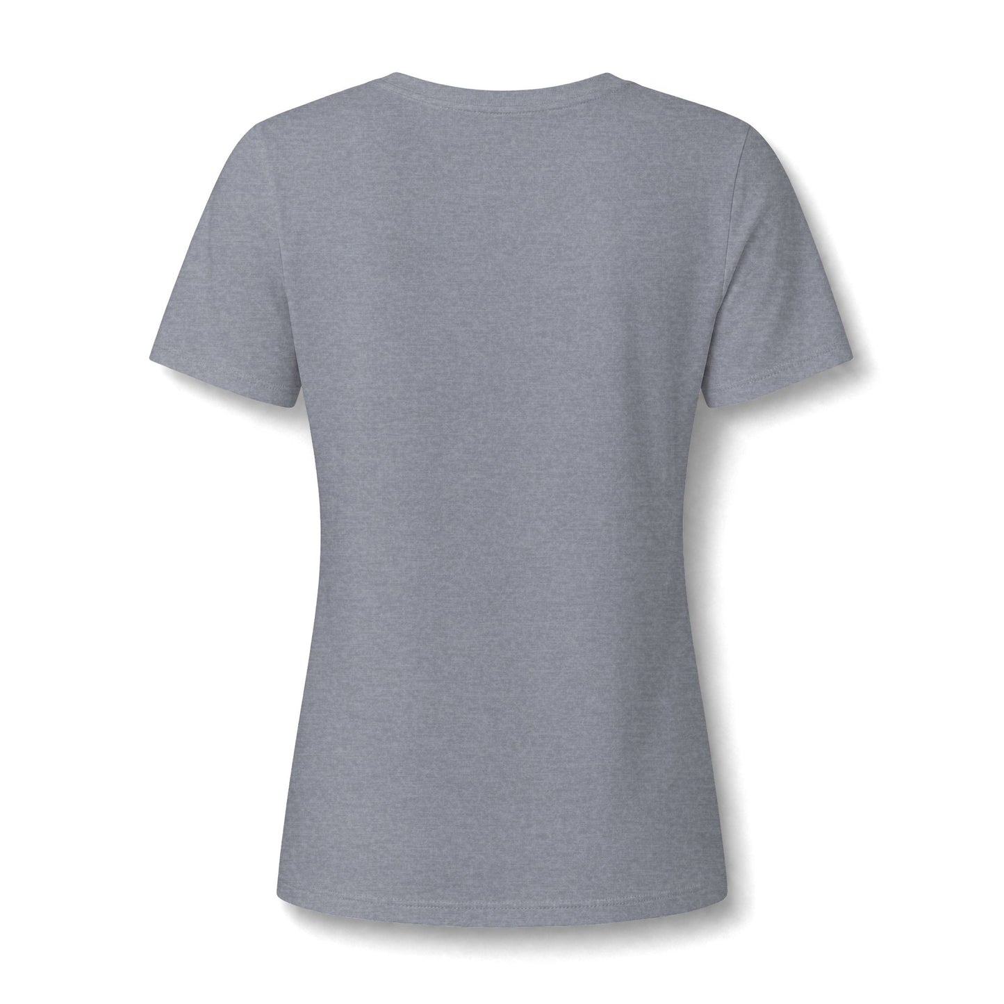 Faquak! Feeling's- Women's Relaxed Heather CVC V-Neck Tee